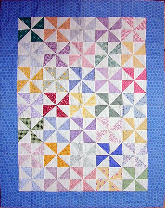 Rainbow Pinwheels